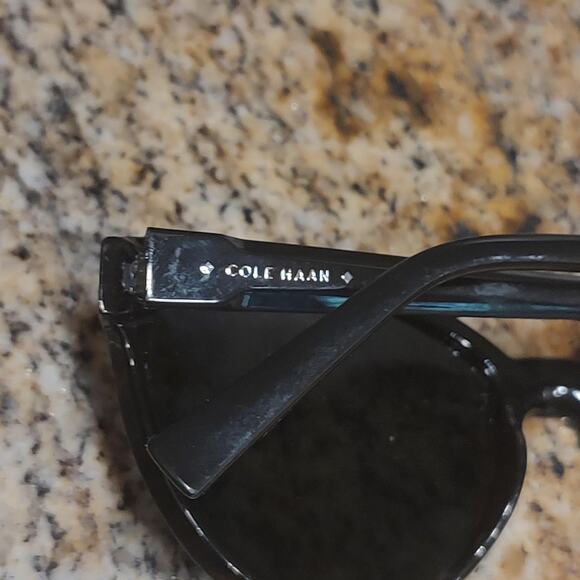 Cole Haan Sunglasses Womens Black Grey Cat Eye CH7044 003 Fashion UV 140mm main image 4